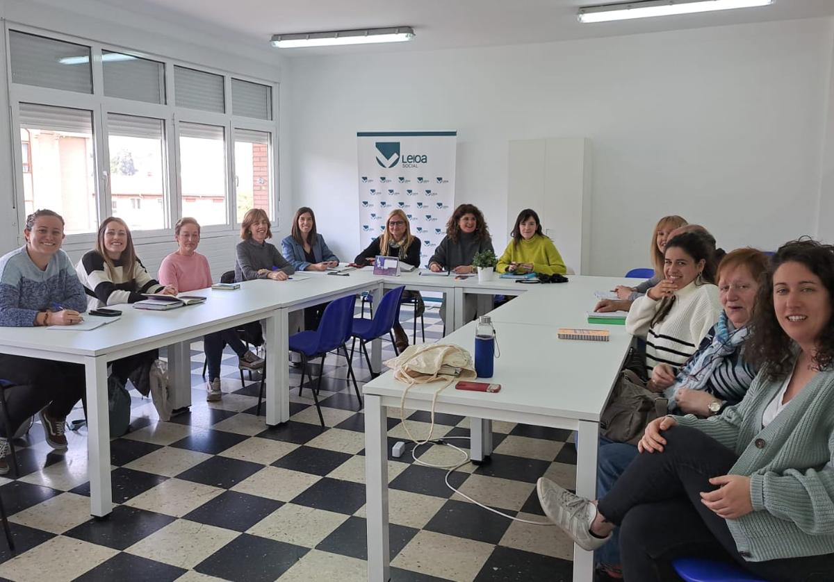 El primer encuentro del Foro Municipal de Cooperación del Tercer Sector de Leioa.