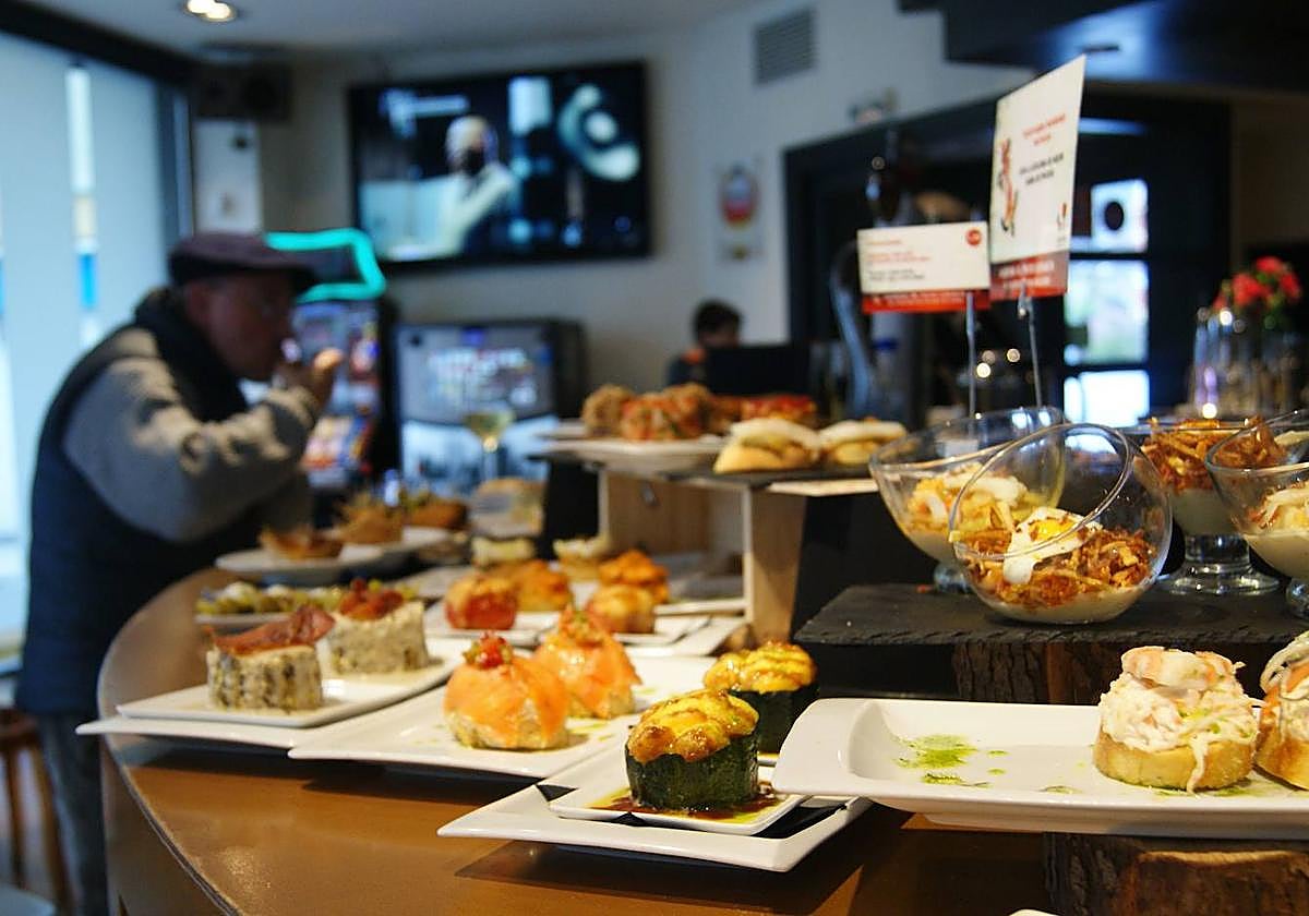 Las barras de pintxos de Llodio derrochan imaginación.