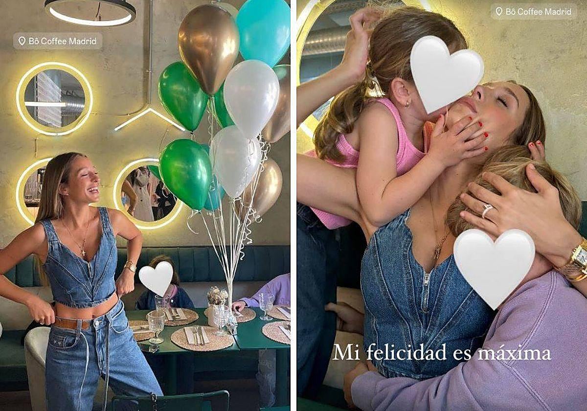 Andrea Sesma celebra su 30 cumpleaños en Madrid rodeada de los suyos