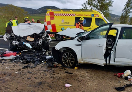 Muere una niña de un año en un accidente en la N-232 en La Rioja