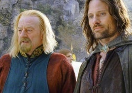 Bernard Hill y Viggo Mortensen, en una escena de 'El Señor de los Anillos'.