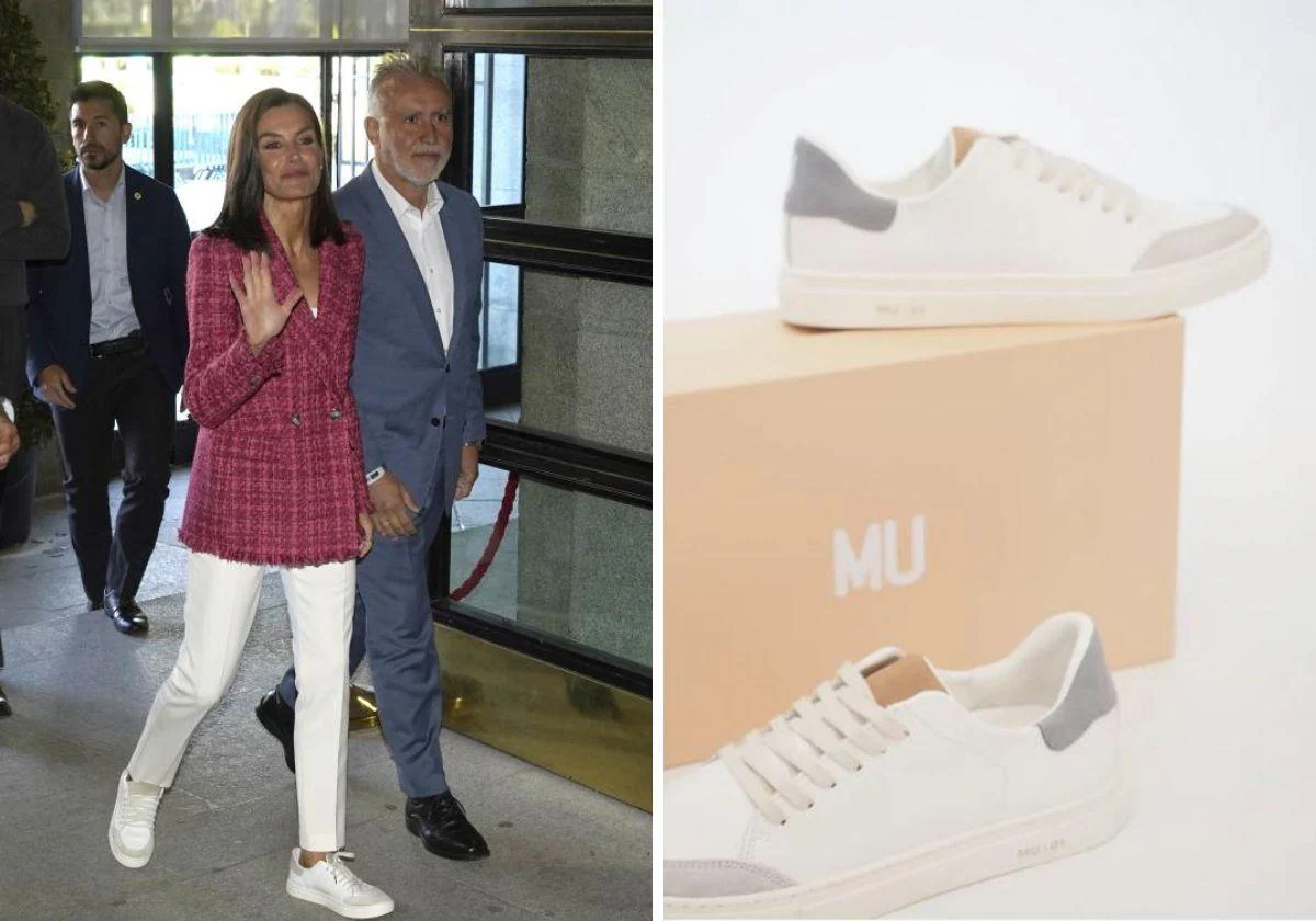 Las zapatillas que ha lucido la reina Letizia por su lesión en el pie: marca española y sostenible