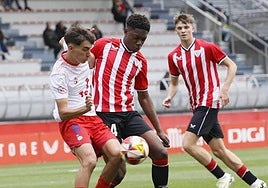 Igor Oyono, único futbolista del Athletic convocado para el Europeo sub-17