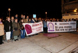 Manifestación por una agresión machista.