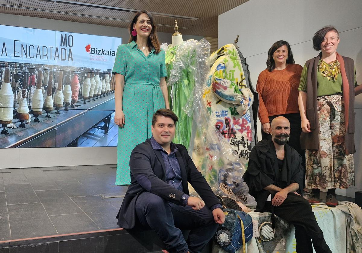 Los organizadores de La Encartada Moda durante la presentación del evento.