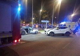 El suceso tuvo lugar la noche del viernes en la calle Portal de Foronda.