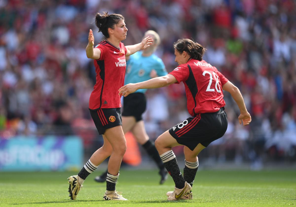 Lucía García, exjugadora del Athletic, se luce con un doblete en la final de la FA Cup