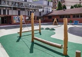 Adecuación del parque infantil de Altzaga Ikastola en Erandio.