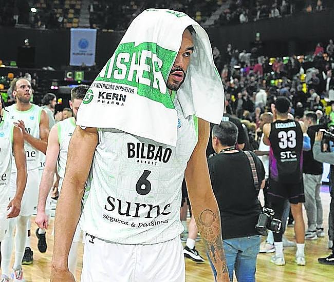 Killeya-Jones, abatido tras la derrota contra el Chemnitz.