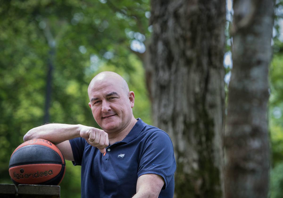 Jaume Ponsarnau, en uno de los parques en Artxanda.