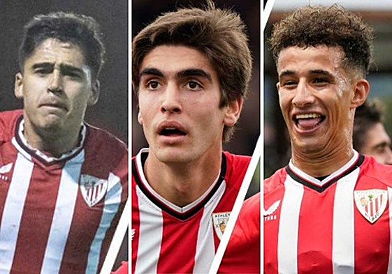 Iñigo López, Mattheus y Aymane.