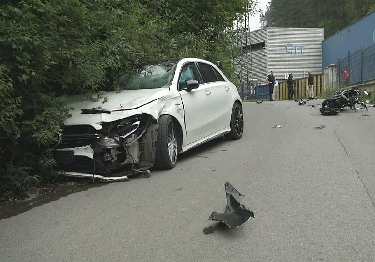 A prisión el implicado en el choque mortal con un motorista en Zaldibar
