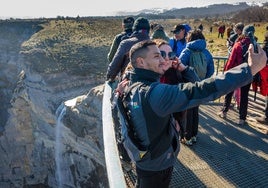 El salto del Nervión es la zona más visitada de la comarca de Ayala.