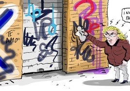 La viñeta de Cerrajería y el contrato de limpieza de grafitis