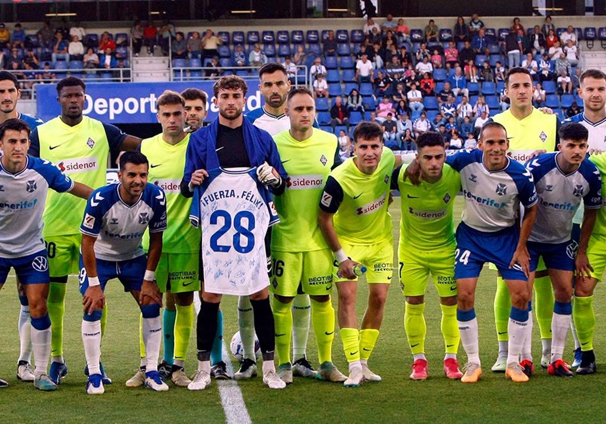 El Amorebieta dedica la victoria a Félix Garreta: «Esto va por ti»