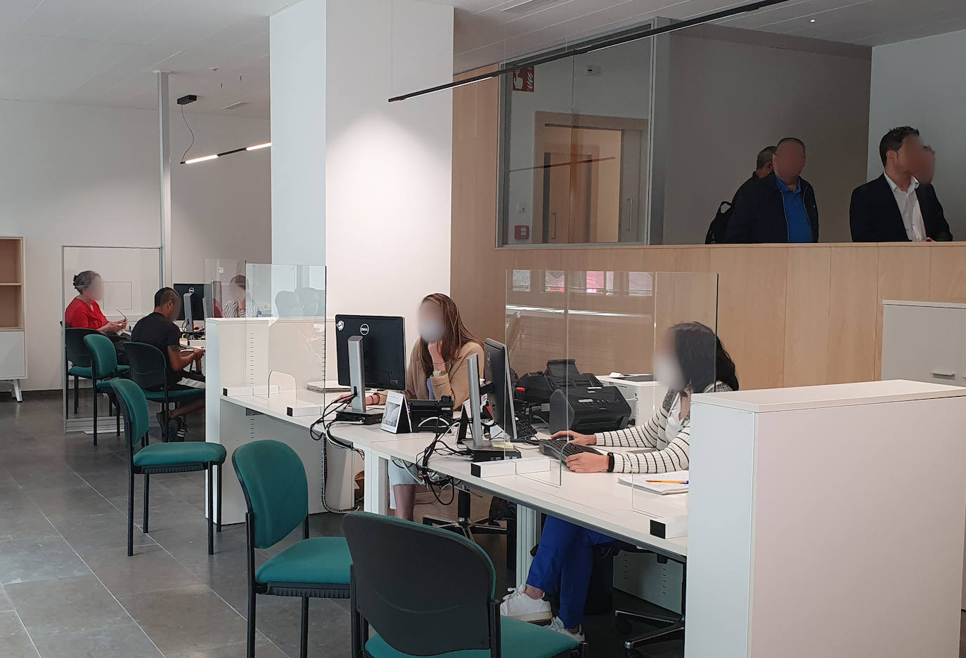 Dependencias de la oficina foral de Hacienda de Llodio.