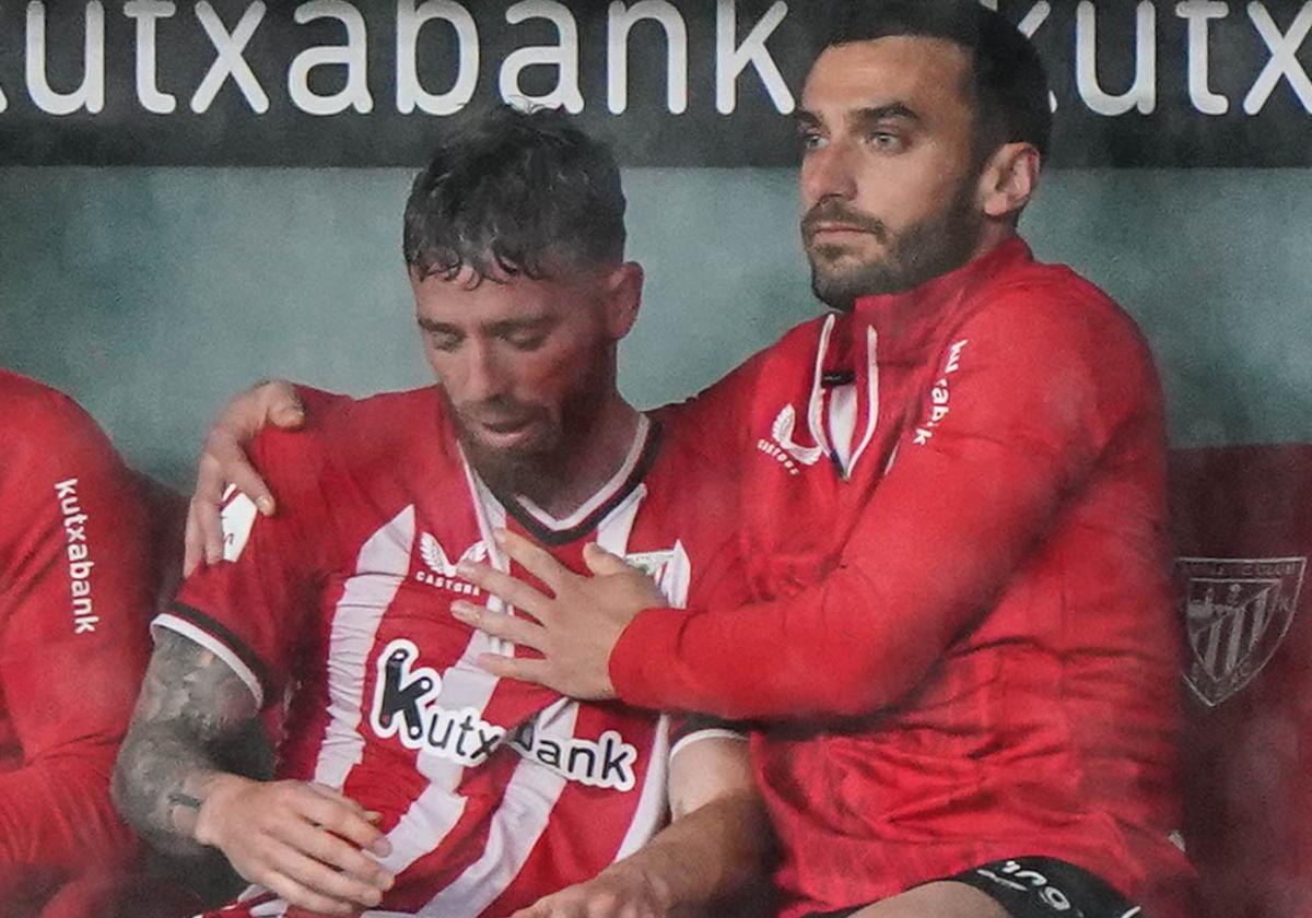 Lo que no se vio del último día de Muniain en San Mamés: lágrimas, abrazos y un pasillo de leyenda
