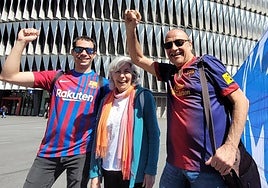 40.000 hinchas del Barça desembarcan en Bilbao en la mayor movilización de la historia del fútbol femenino