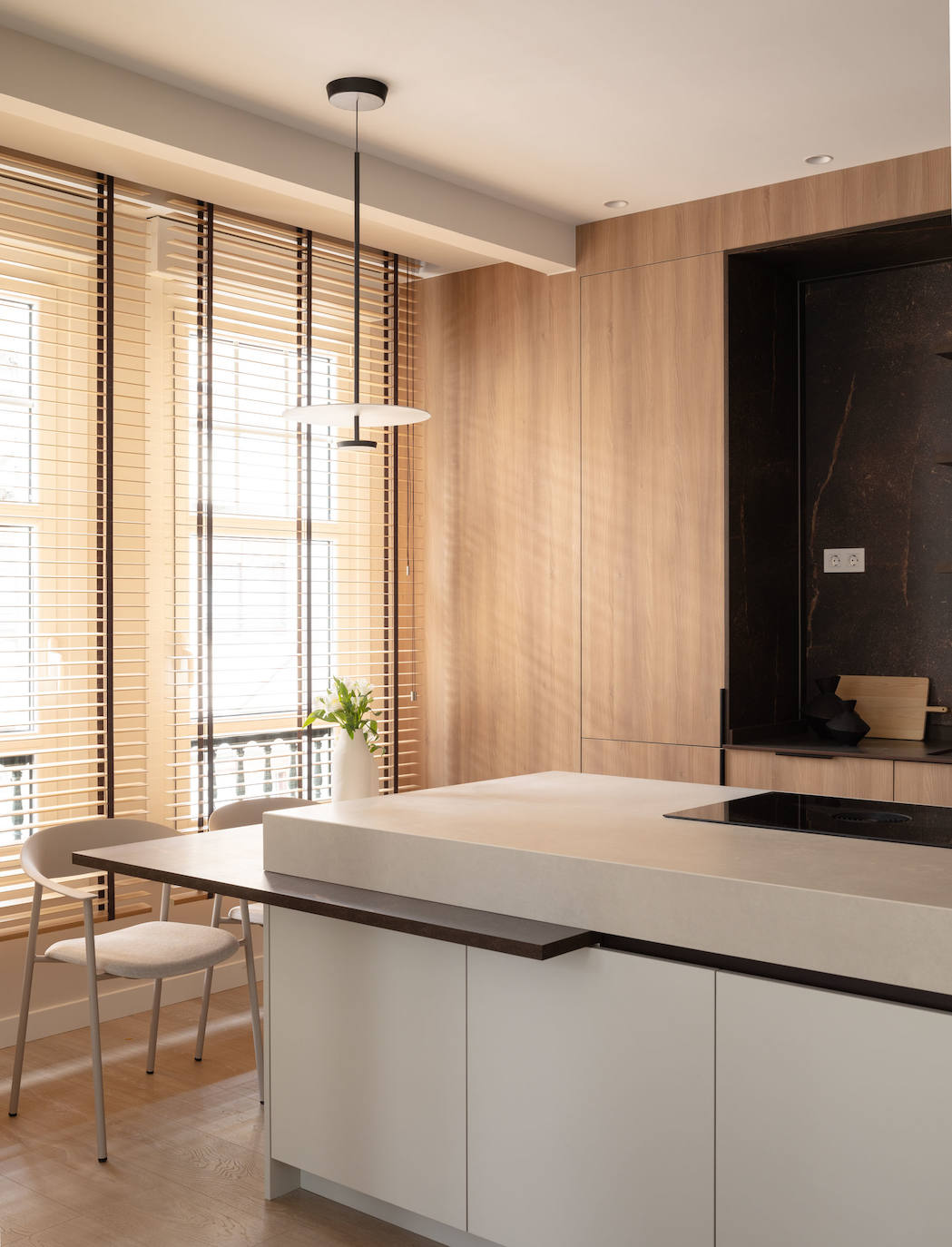 Un piso de 100 metros en el Ensanche de Bilbao en el que la cocina es la estrella