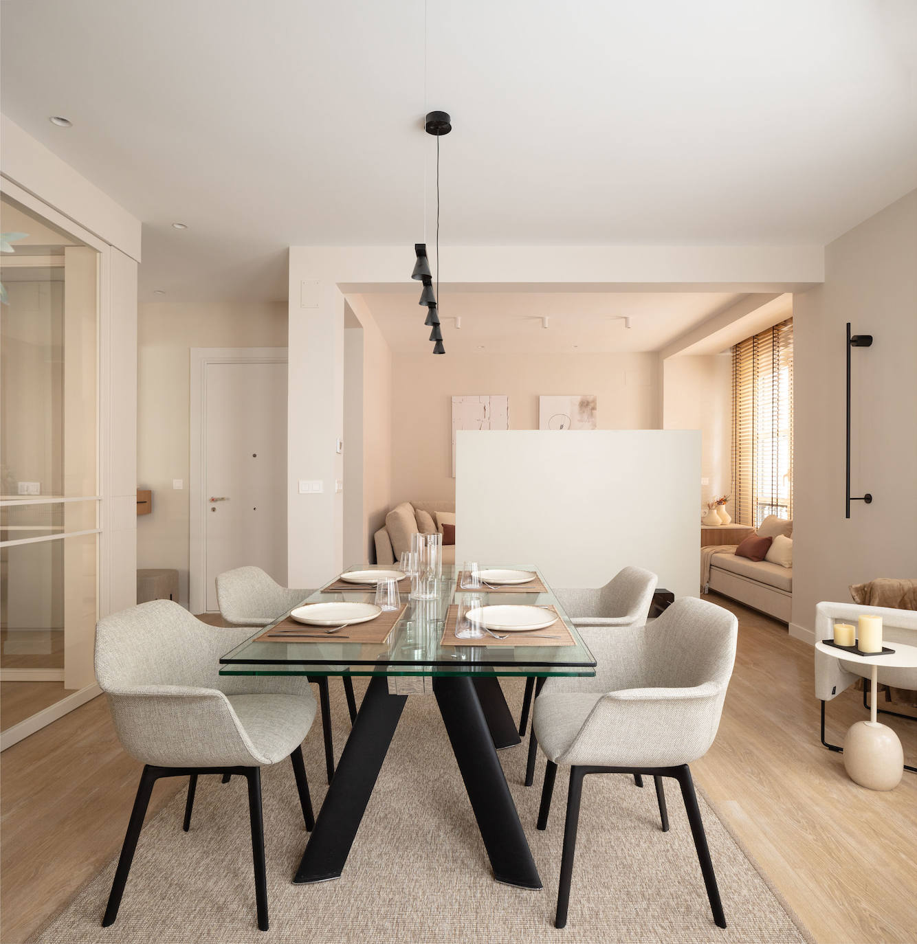 Un piso de 100 metros en el Ensanche de Bilbao en el que la cocina es la estrella