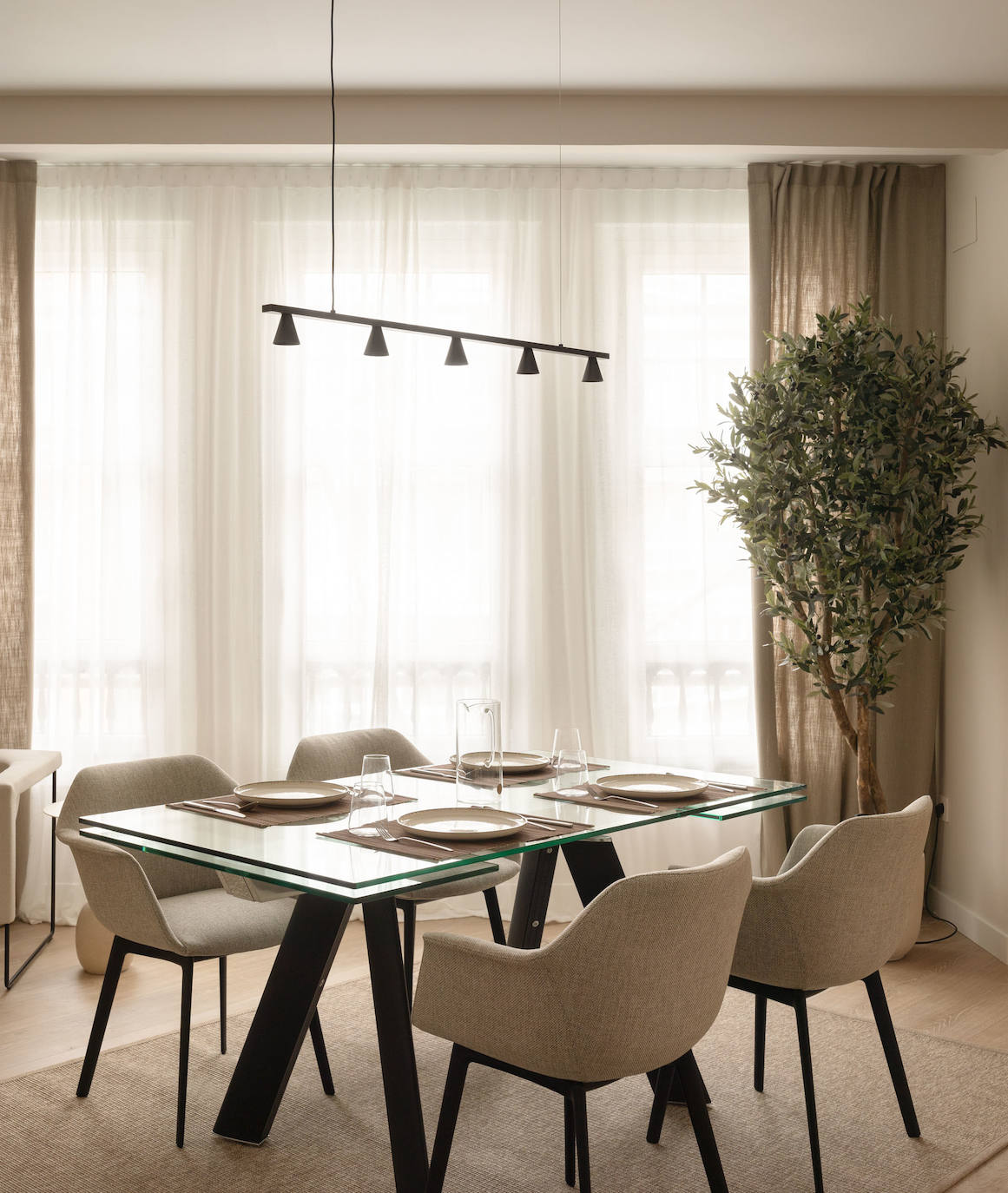 Un piso de 100 metros en el Ensanche de Bilbao en el que la cocina es la estrella