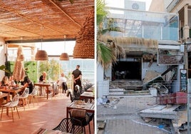 La terraza que se hundió sobre el restaurante de Palma se había inaugurado días antes