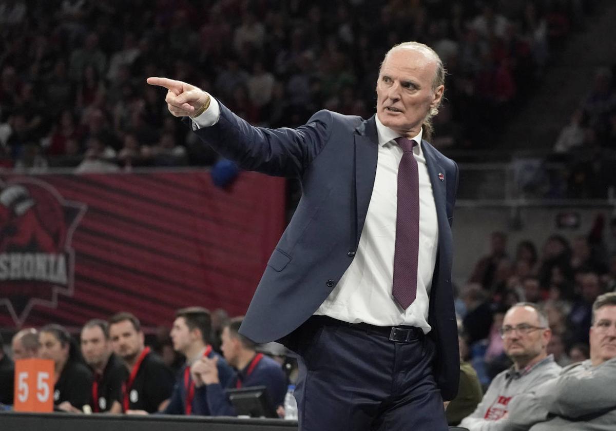 Ivanovic, durante un partido del Baskonia de esta temporada.