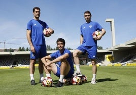 Pablo Santiago, Xabi Cortezón e Iñigo Orozko.