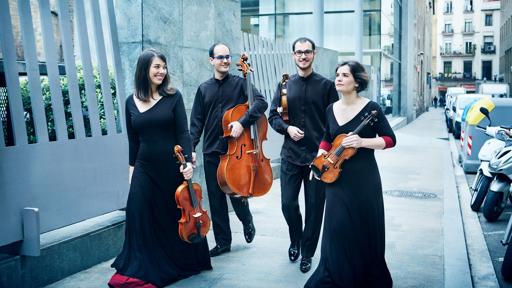 Cosmos Quartet debutó en el festival de Valdegovía en 2020.