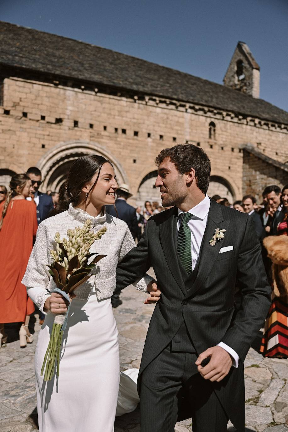 La boda de cuento de una interiorista bilbaína en Baqueira Beret