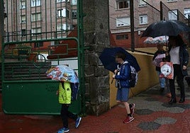 Entrada de un colegio.