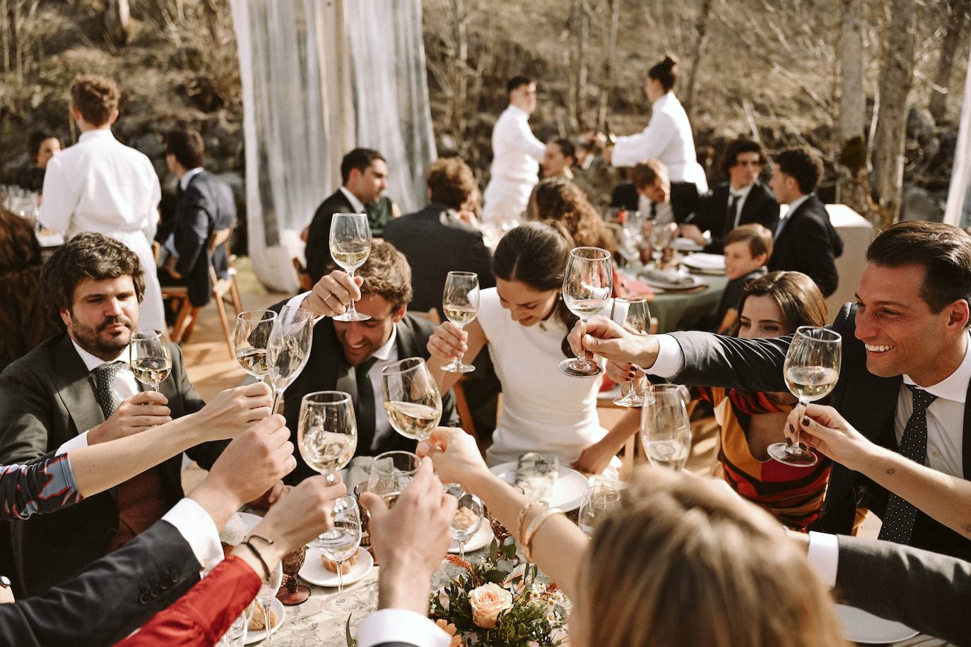 La boda de cuento de una interiorista bilbaína en Baqueira Beret