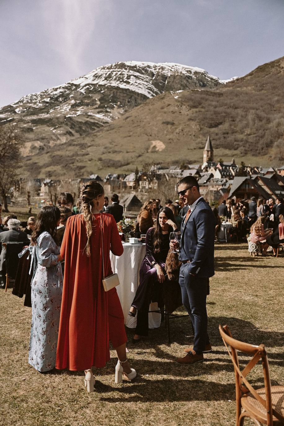 La boda de cuento de una interiorista bilbaína en Baqueira Beret