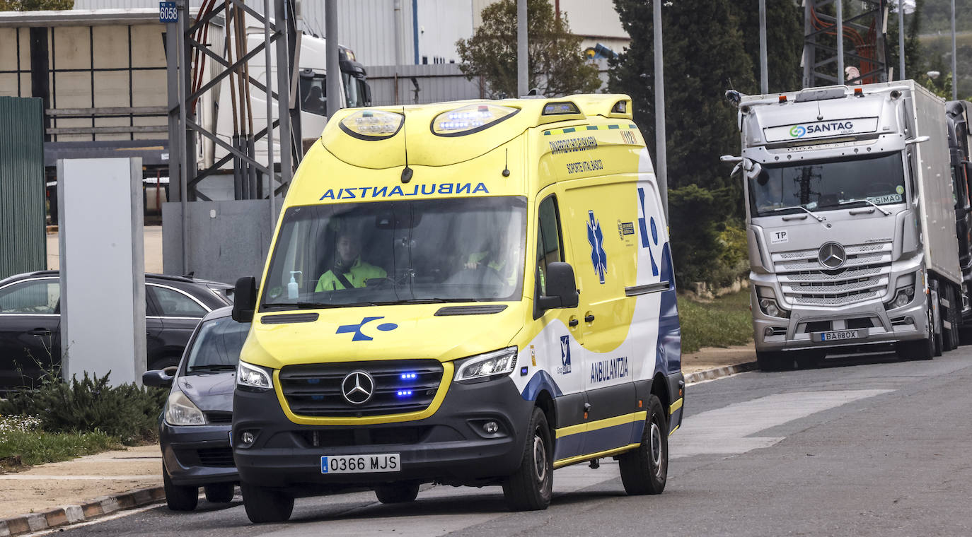 Las imágenes del incendio de Goiain