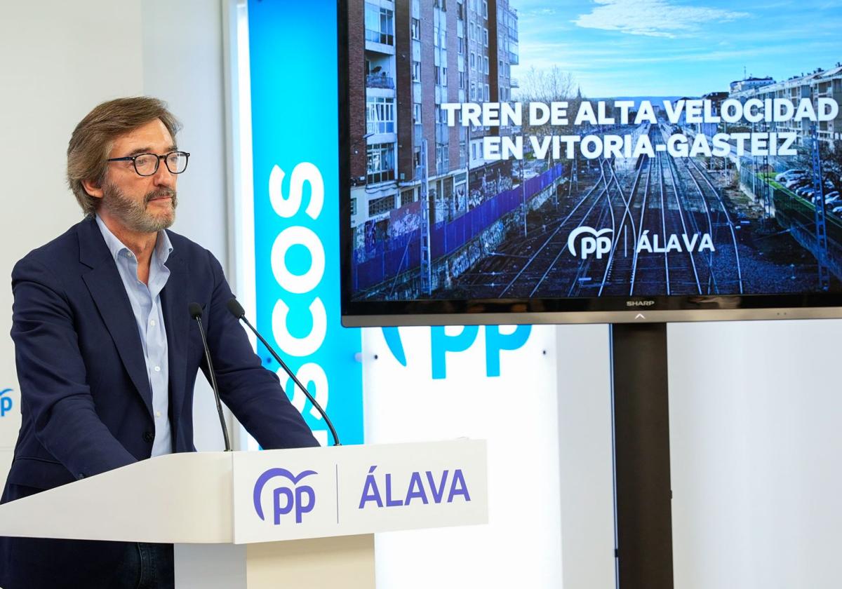 Iñaki Oyarzabal, durante la rueda de prensa.