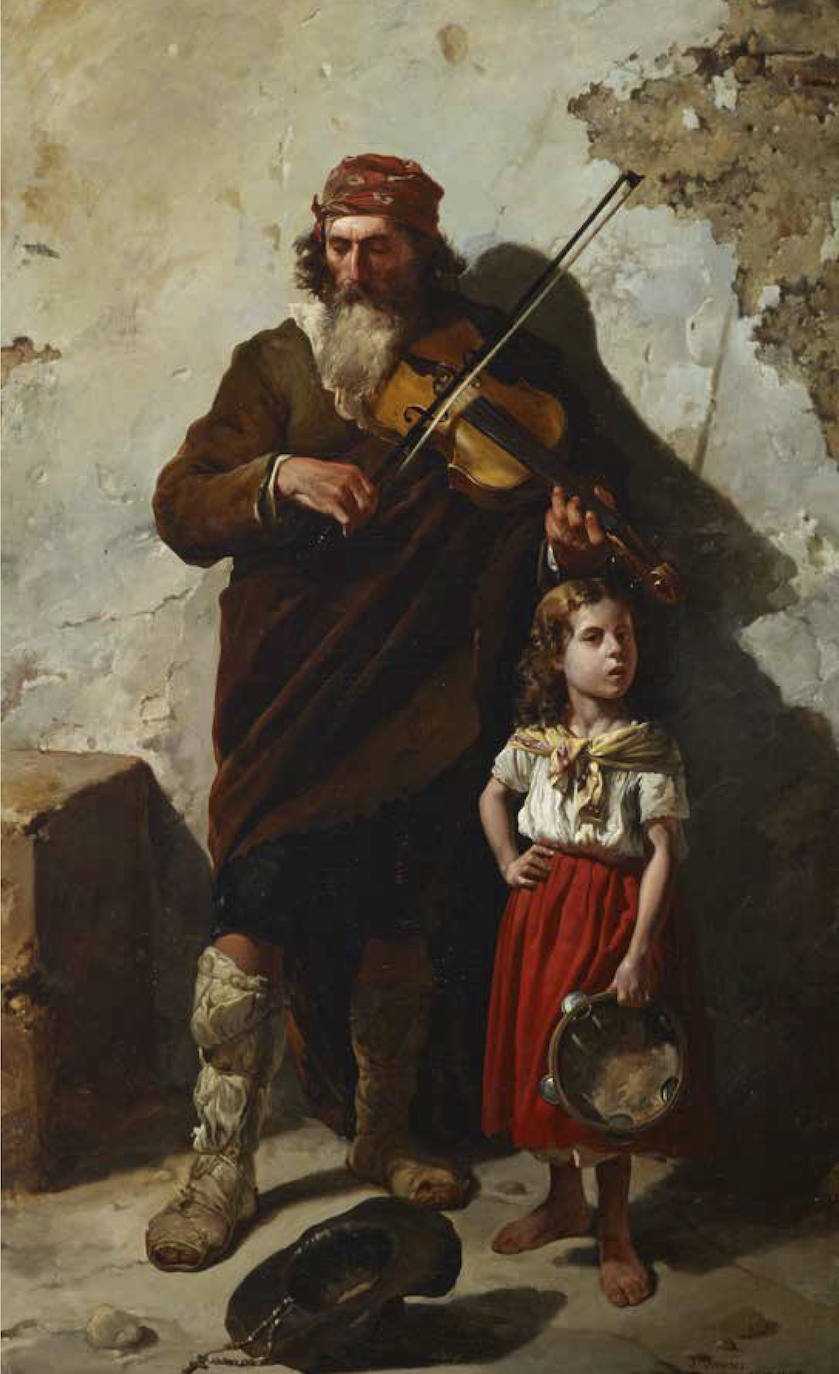 Óleo sobre lienzo de José Jiménez Aranda de 1863.