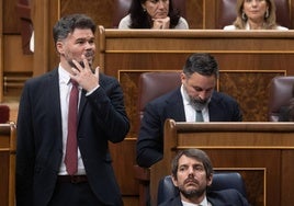 Gabriel Rufián en el Congreso.