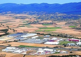 Polígono industrial de San Millán, en Asparrena.