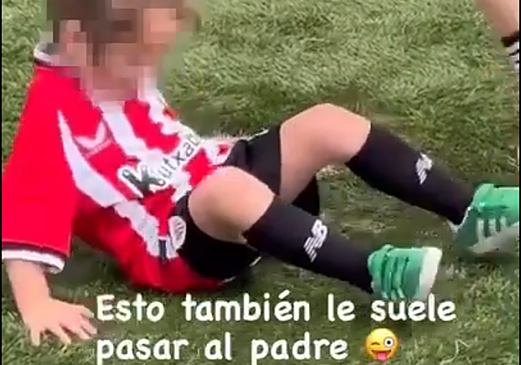 El simpático vídeo de la hija de Ander Herrera y su lanzamiento fallido