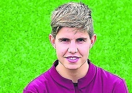 La jugadora, retratada por EL CORREO en una entrevista en 2020.