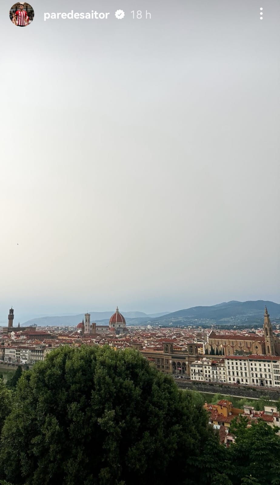 Aitor Paredes este sábado en Florencia (08/06).