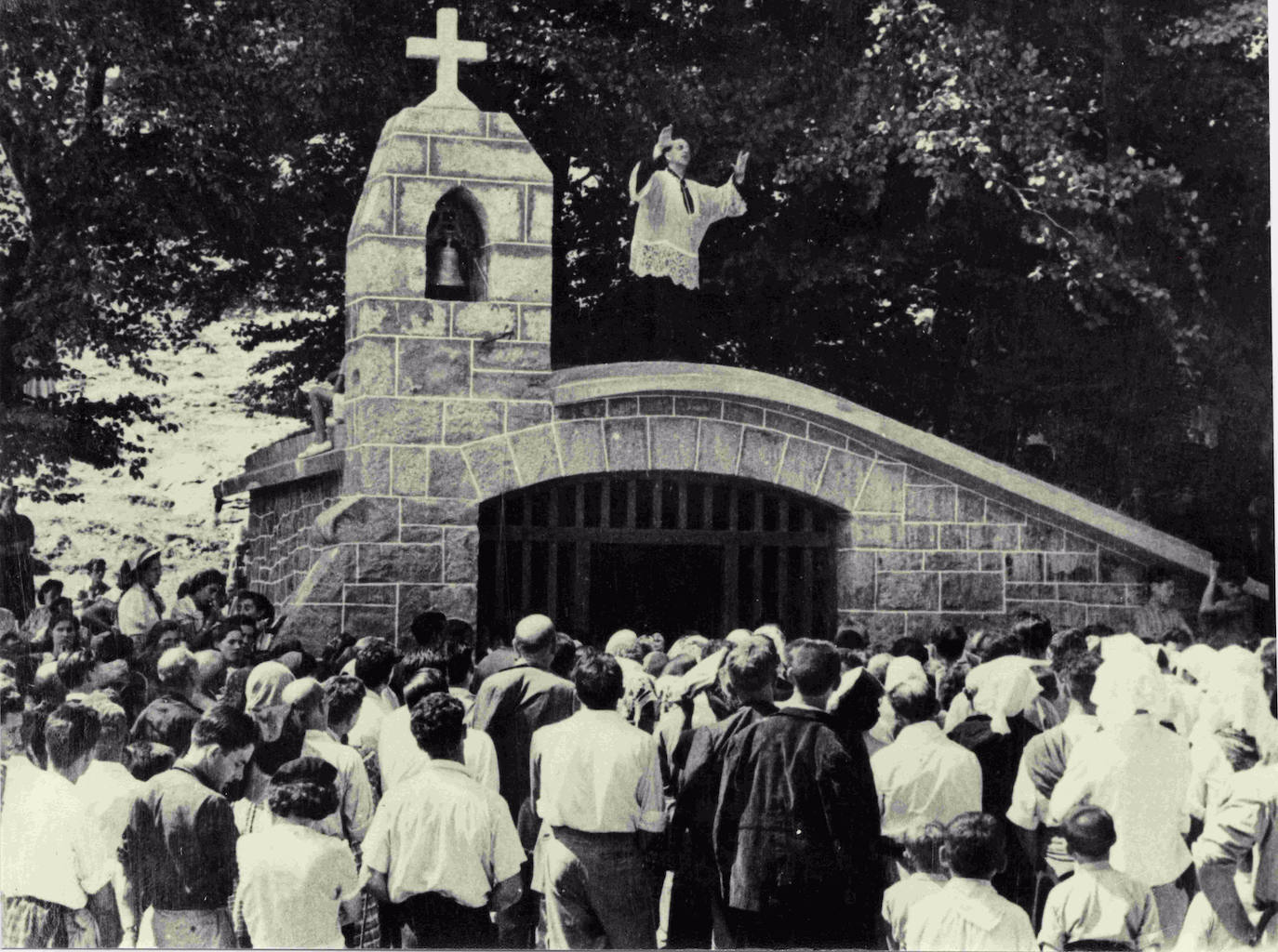 Hubo una gran fervor religioso en esta ermita de Amorebeita.