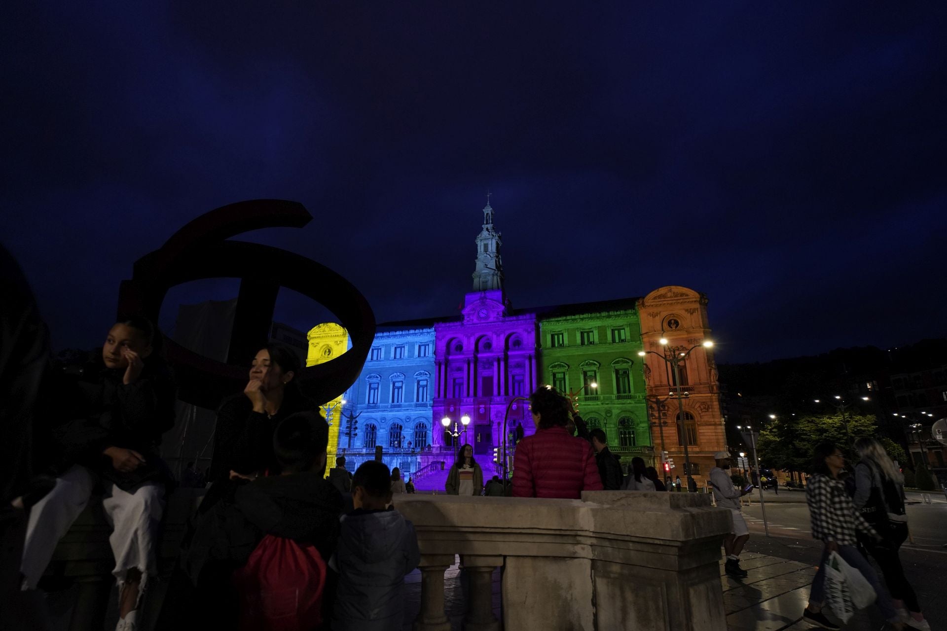 Las mejores imágenes de la Noche Blanca en Bilbao El Correo