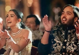 Radhika Merchant y Anant Ambani.