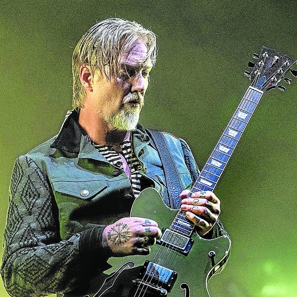 Homme, líder de Queens Of The Stone Age, que actuarán el viernes a las 00.20 horas.