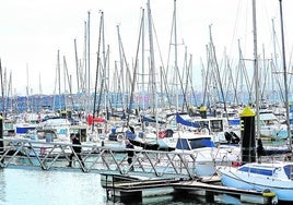 Las instalaciones del Puerto Deportivo de Getxo.