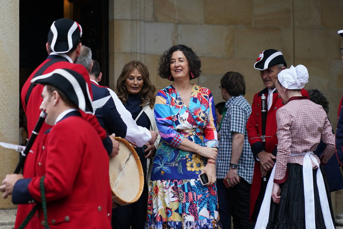 Lorea Bilbao, antes del acto.