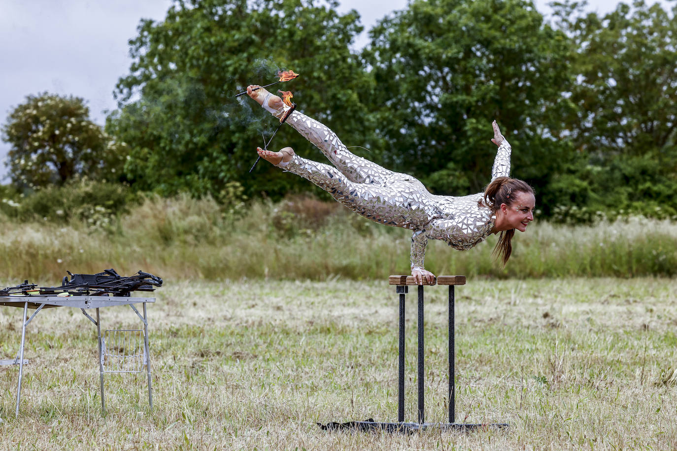 Fiesta de los cazadores vascos en Foronda