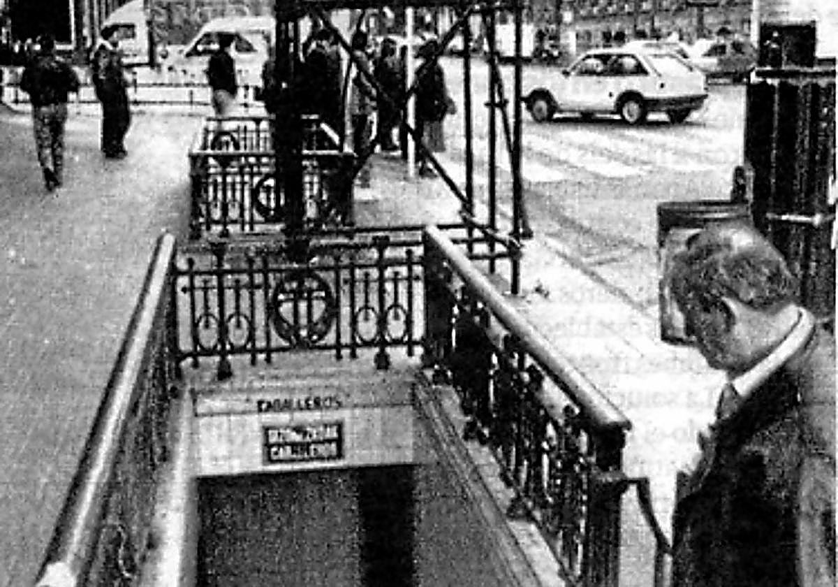 El viejo urinario público de la Gran Vía alivió a muchos bilbaínos.
