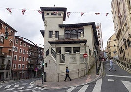 El edificio que acogerá la Casa de las Mujeres de Bilbao.